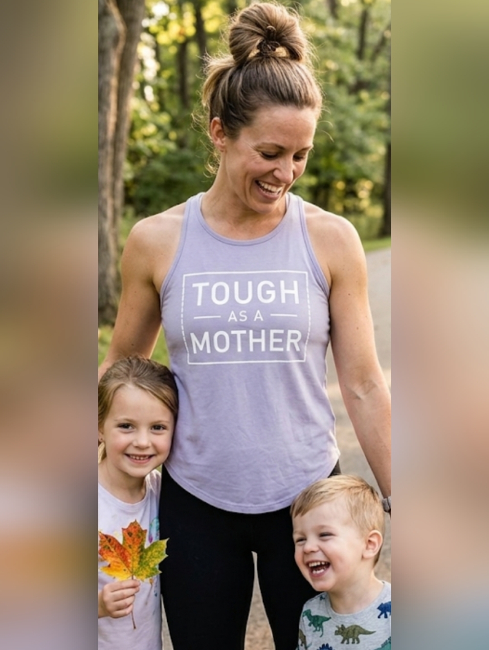 💜[NWT] ICING "Tough As A Mother" High-Neck Cropped Tank - Size M/L💜